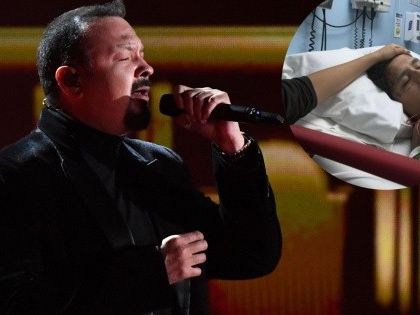 Pepe Aguilar canta polémica canción escrita a Nodal, quien está hospitalizado, acompañado por Ángela