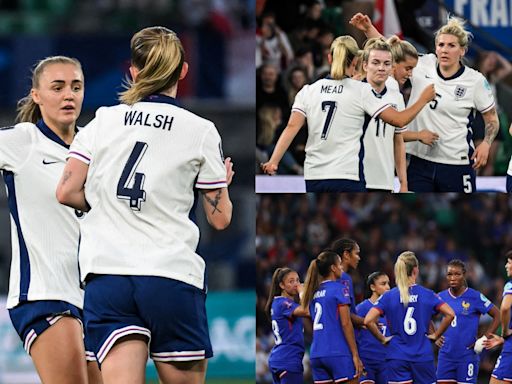 England women player ratings vs France: That’s more like it! Alessia Russo & Jess Carter shine as Lionesses survive second-half scare to secure vital Euro 2025 qualification victory | Goal.com Australia