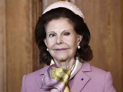 El motivo del impactante derrame en el ojo de la reina Silvia de Suecia