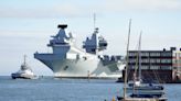 HMS Queen Elizabeth returns to home port after replacing sister ship on US visit