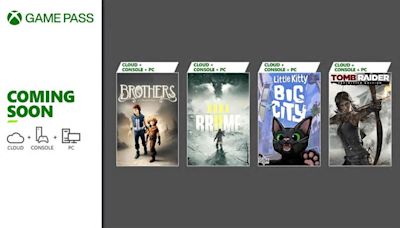 Brothers: A Tale of Two Sons, Little Kitty Big City, and Tomb Raider: Definitive Edition are coming to Xbox Game Pass