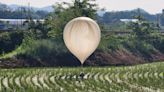Pyongyang envía globos con desechos a Corea del Sur