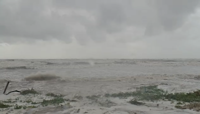 Galveston, Surfside Beach among coastal communities hit with high winds, rain, and flooding