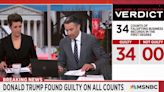 Watch historic moment as Donald Trump's guilty verdict in NY trial is announced