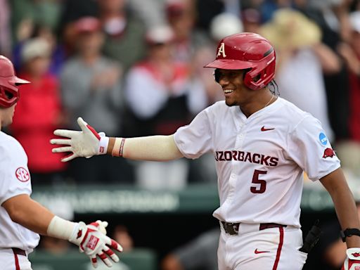 Arkansas baseball vs Kansas State score updates in NCAA regional bracket