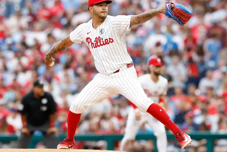Taijuan Walker struggles, Brandon Marsh injures hamstring in Phillies’ 10-inning loss to Cardinals