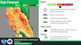 Weather in Sacramento: Heavy rainfall in Northern California to begin late Sunday, extend into beginning of week