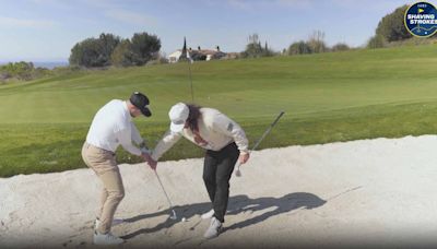 Short-sided in a greenside bunker? Here’s how to get up and down