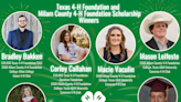 Milam County 4-Hers receive scholarships