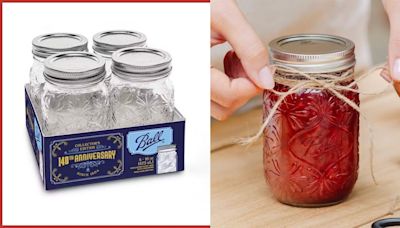 Ball’s 140th Anniversary Mason jars are instant collector’s items