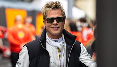 Brad Pitt Suits Up for Formula One Movie at British Grand Prix