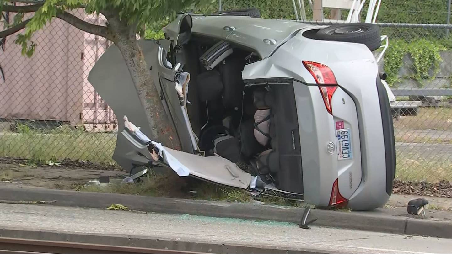 Person killed after rollover collision in South Seattle