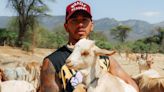 F1 fans all saying the same thing as Lewis Hamilton shares picture with a goat