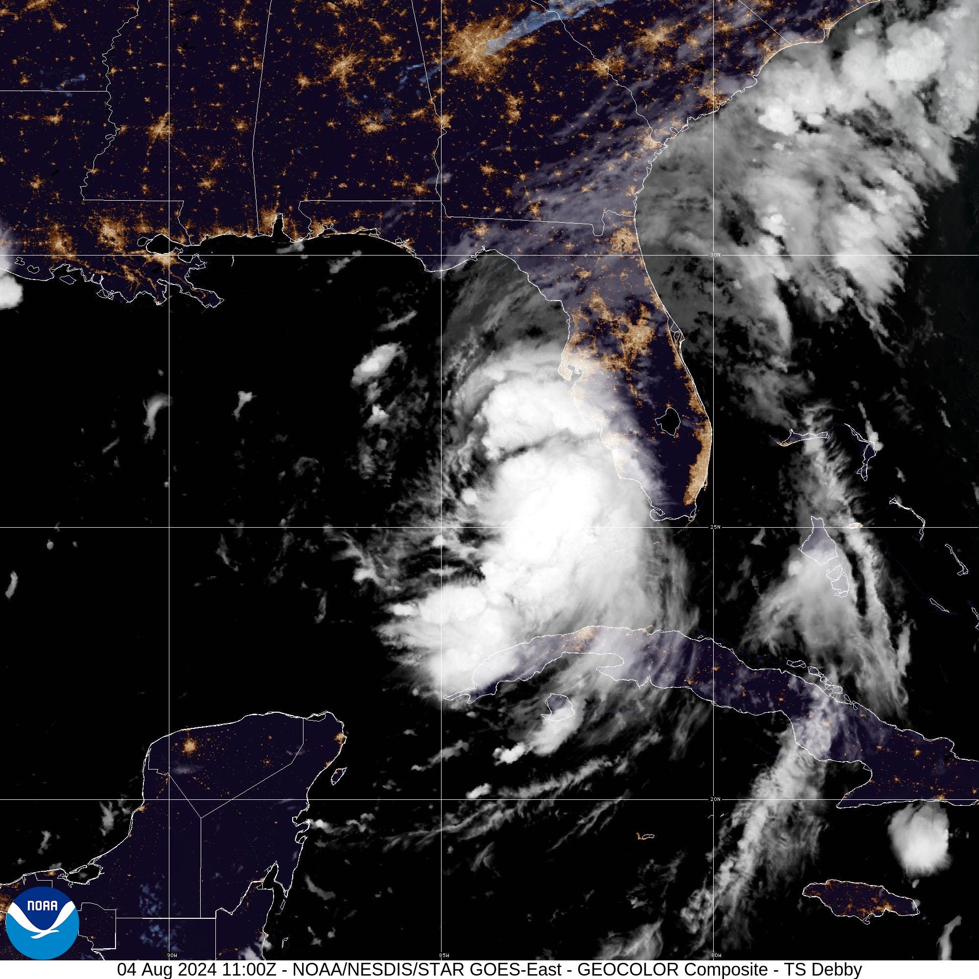 Sarasota-Manatee live updates: Tropical Storm Debby passes due west of Sarasota, Bradenton