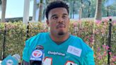 Dolphins' Chop Robinson: I don't put pressure on myself being first-round pick