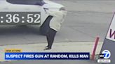 Surveillance video shows man firing randomly at passing cars in San Jacinto