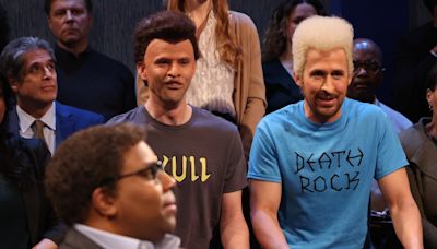 Ryan Gosling and Mikey Day dress up as Beavis and Butt-Head for ‘Fall Guy’ premiere