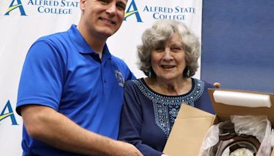 Alfred State honors Constantine and celebrates years of service milestones