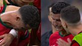 'Crying like a little girl' - Cristiano Ronaldo in tears after his penalty is saved as fans take pleasure in Portugal star's wasteful performance in Slovenia clash | Goal.com English Bahrain
