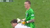 Fans spot Jordan Pickford's 'baffled' reaction to Southgate's sub vs Slovakia