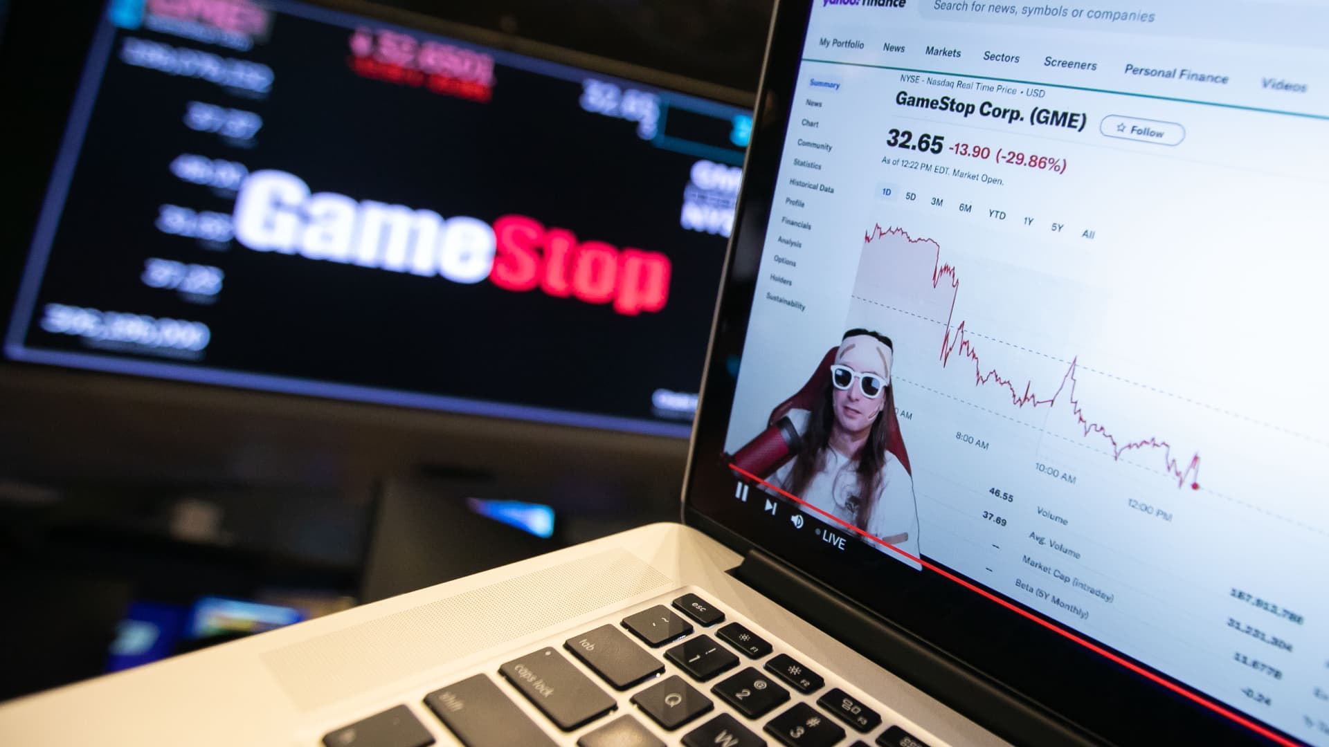 Jim Cramer says GameStop feels like a 'massively overvalued' SPAC