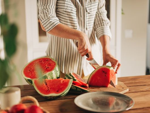 Cut Watermelon Perfectly + Make the Viral Watermelon Feta Salad Everyone Loves