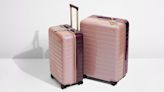 Away’s new Holiday Collection features a brand-new chrome suitcase finish