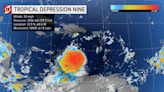 Major hurricane threat looms for the US next week as Tropical Depression 9 takes shape