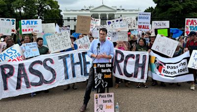 At this rally, everyone loves Biden—and wants him to drop out