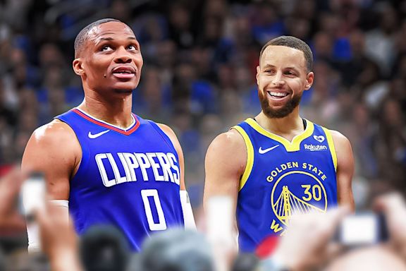 Warriors' Stephen Curry sends message to Russell Westbrook amid L.A. school opening