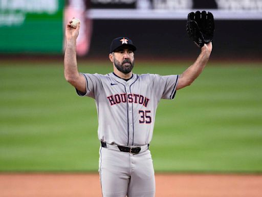 Justin Verlander allows 2 runs over 6 innings in season debut for Astros