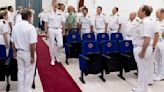 Felipe VI visita el Cuartel General de la Fuerza de Acción Marítima en Cartagena