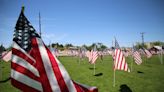 Rotary Club's Healing Field flag display honors veterans for Memorial Day