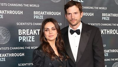 Mila Kunis Recalls the Time She & Ashton Kutcher Met Kids Named After Them
