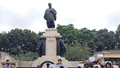 Protest at IISc over holding India-Israel Business Summit amid violence in Middle East