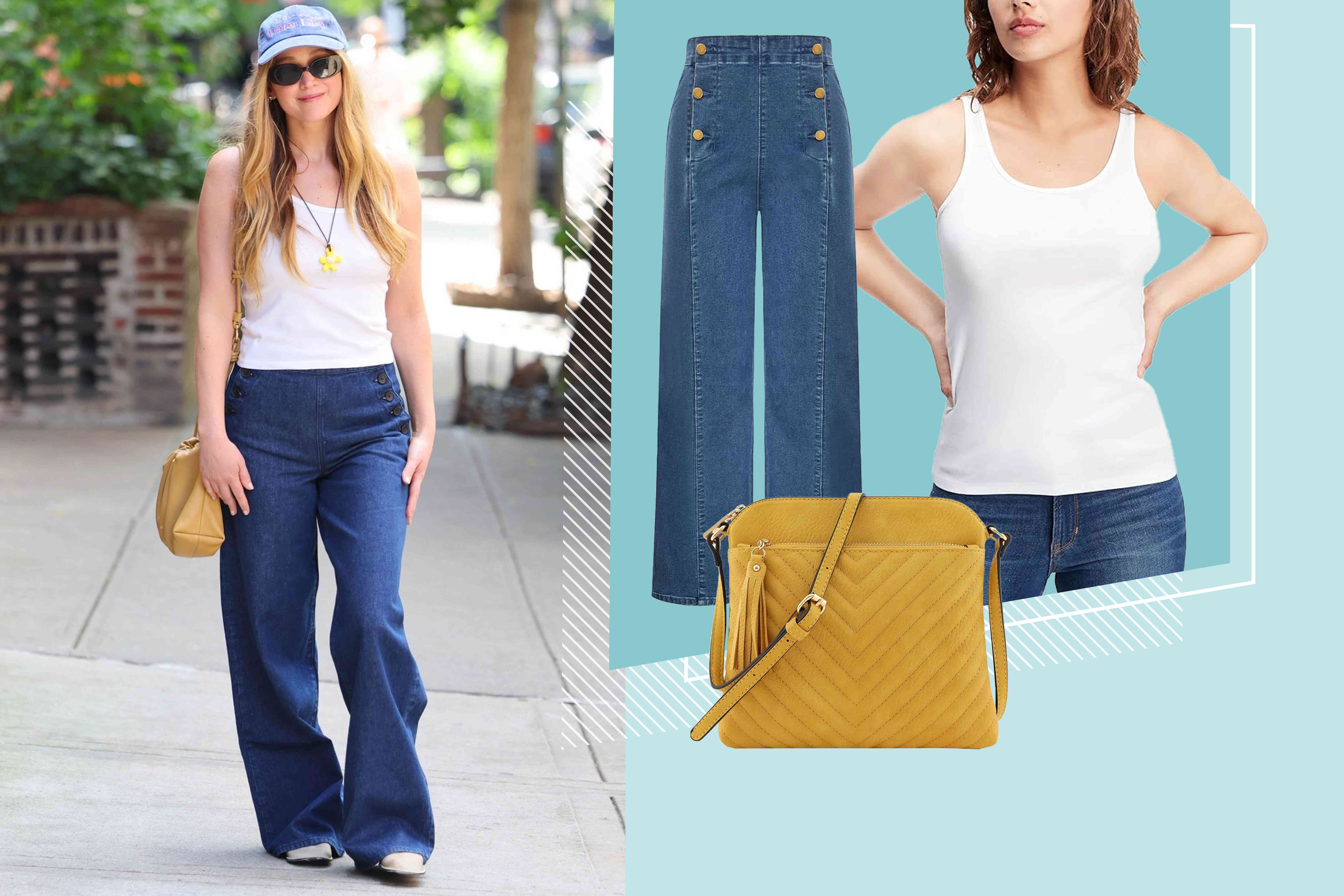 Jennifer Lawrence's Breezy Jeans Had This Stylish Detail We're Eager to Copy, so We Found Similar Styles from $36