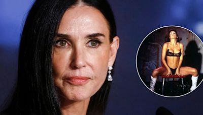 Demi Moore reveló que se sintió juzgada por interpretar a una stripper en los noventas