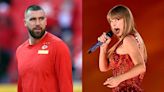 Taylor Swift pays tribute to boyfriend Travis Kelce at 87th Era Tour show in KC Chiefs colors