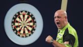 PDC World Darts Championship schedule including Michael Van Gerwen, Gerwyn Price and Peter Wright
