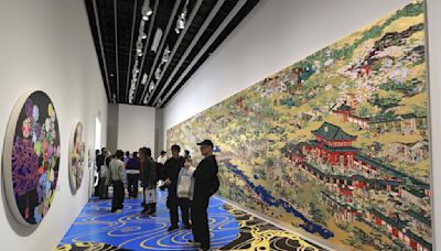 Japanese artist Takashi Murakami’s contemporary paintings unearth ancient Kyoto