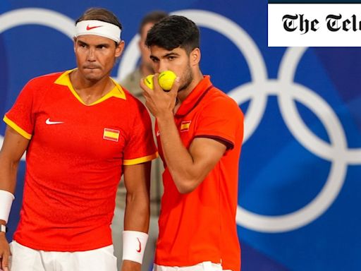Carlos Alcaraz and Rafael Nadal in men's doubles live: Score and updates from Paris 2024