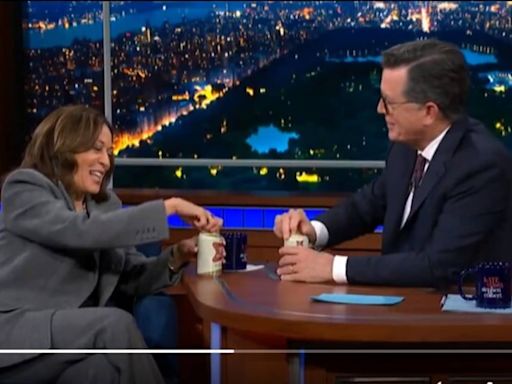 US presidential polls: Kamala Harris cracks beer with Colbert on Late Night Show, talks about Gaza, Trump and Putin | Today News