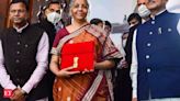 Nirmala Sitharaman set to make history with seventh consecutive Union Budget - The Economic Times