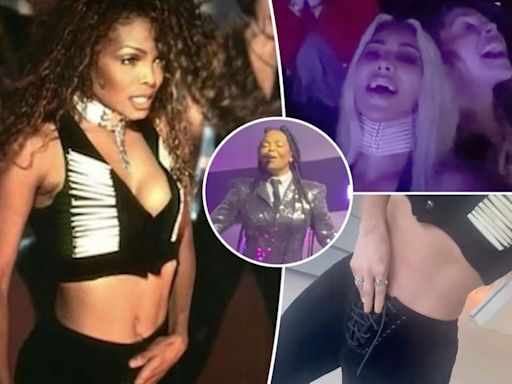 Kim Kardashian wears $25K auctioned Janet Jackson outfit from ‘If’ music video to concert