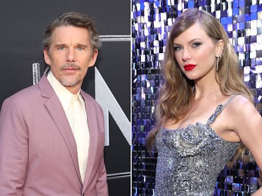 Ethan Hawke Jokes Appearance in Taylor Swift's 'Fortnight' Video 'Will Be in My Obituary' Despite Storied Career