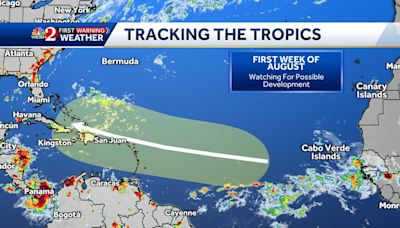 Some models showing tropical development near Florida next week as wave comes from Africa