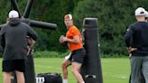 Joe Burrow working extra with new TE Mike Gesicki at Bengals practice