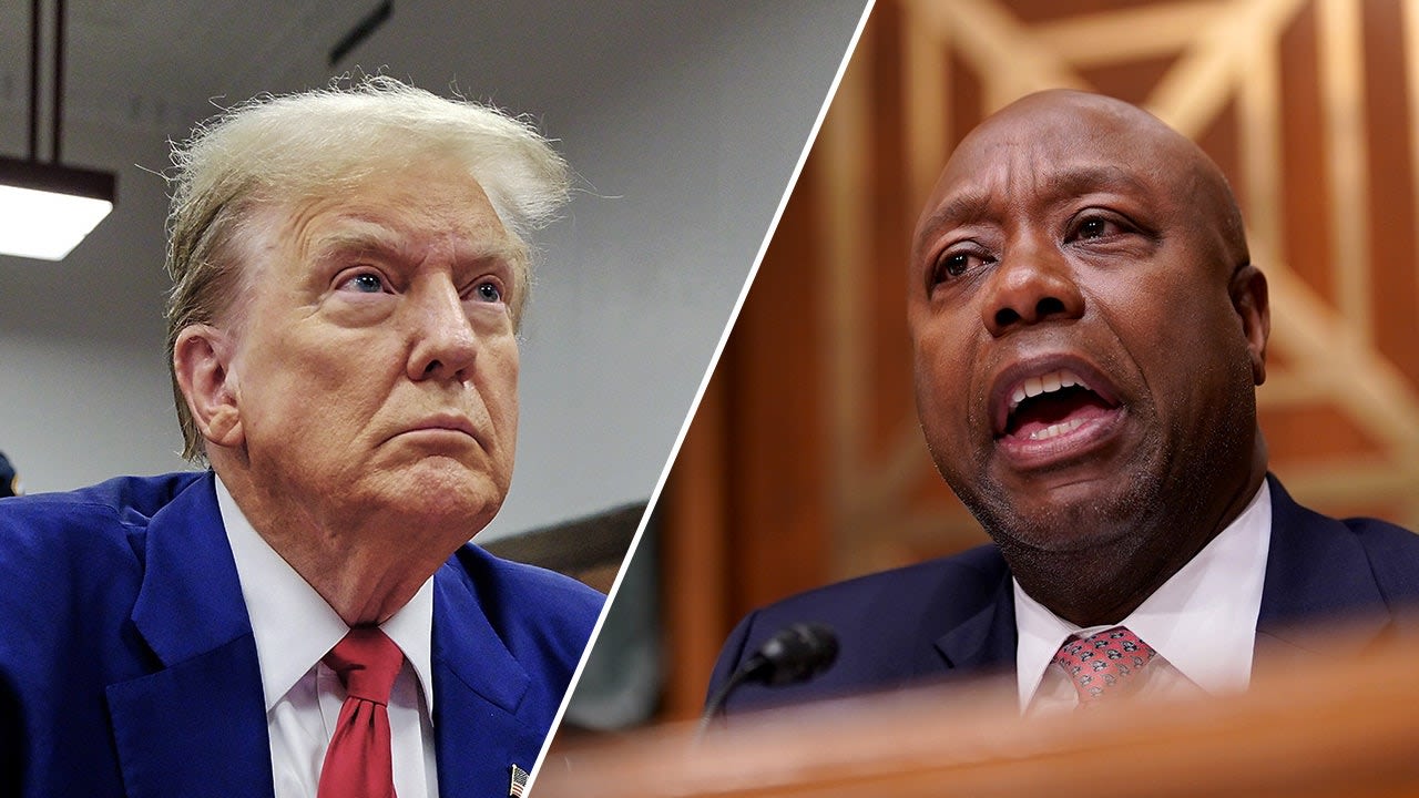 Sen Tim Scott slams 'disgusting' court gag order restricting Trump's 'First Amendment rights'