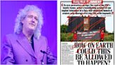 "Their collective dishonesty is beyond shameful. God help Britain": Queen's Brian May hits out at the UK government and Britain's right-wing press