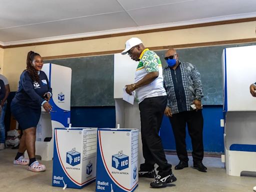 El partido de Mandela cae al 41,86 % con más de la mitad del voto escrutado